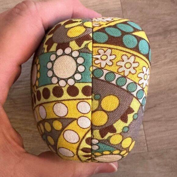 Vera Bradley Lemon Parfait Pattern Hard Rectangular Eye Glasses Case Clam Shell - Picture 6 of 10